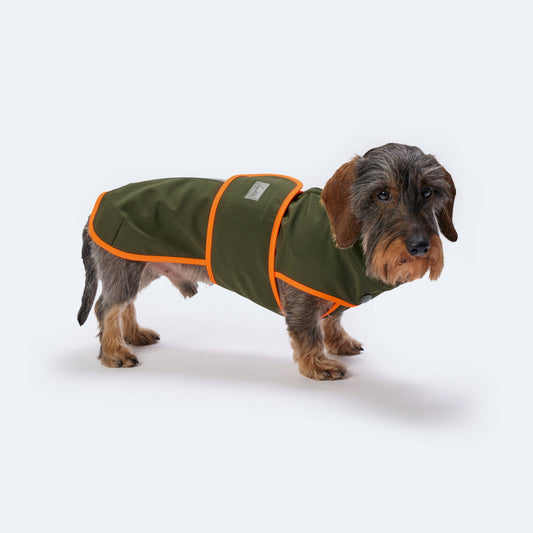Hundemantel Dackel Softshell Handarbeit