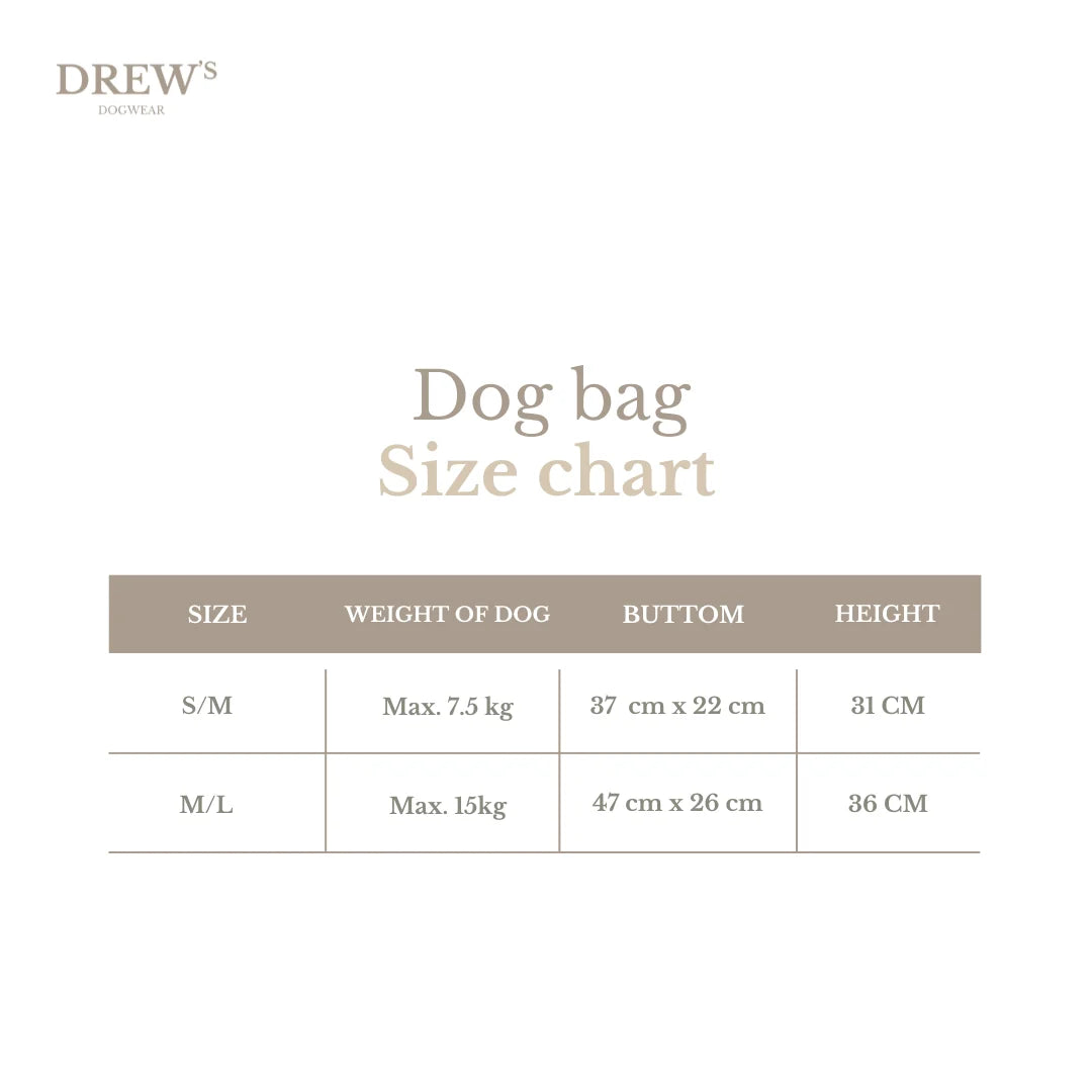 Aspen Hundetasche mit Teddy-Futter – Farbe Braun