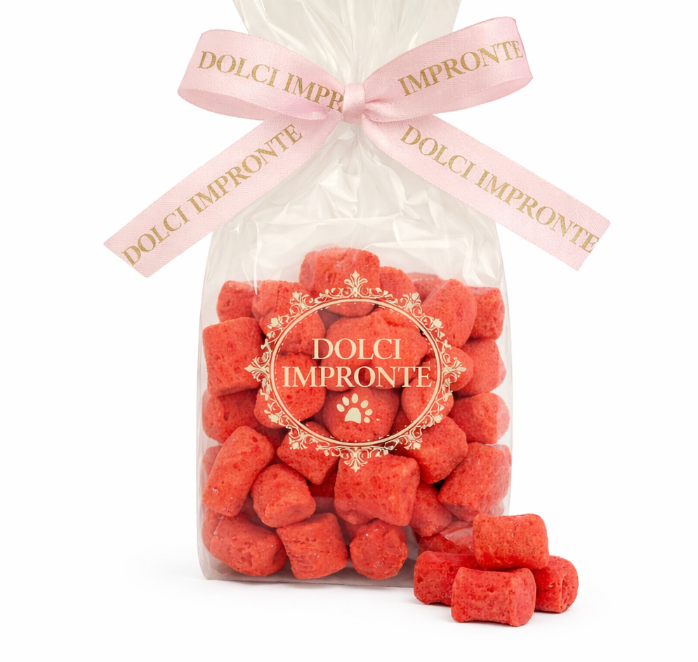 Dolci Impronte | Kekse Erdbeergeschmack Beutel 140g