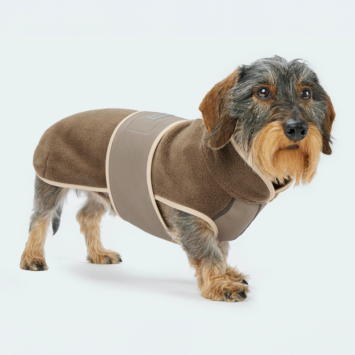 Hundemantel Fleece braun