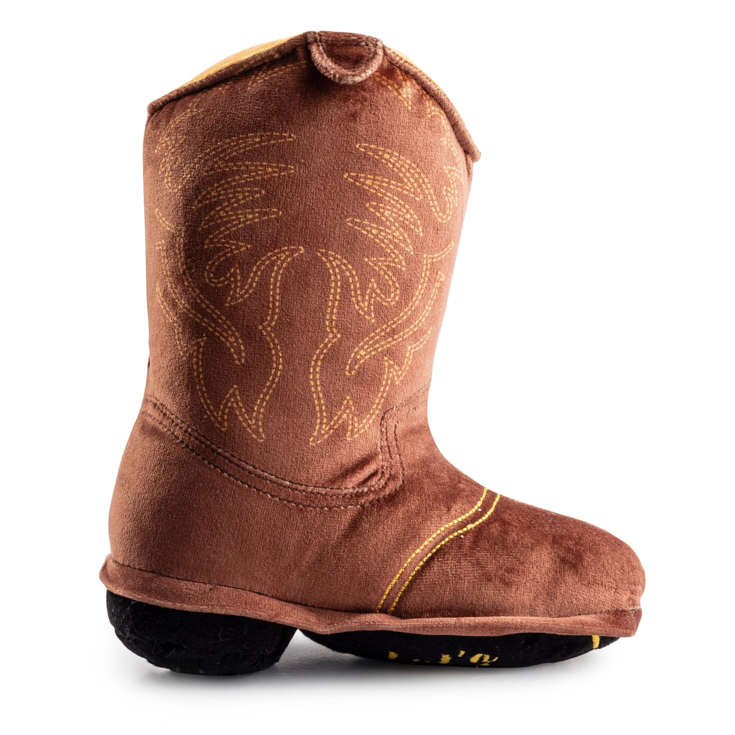 Brauner Cowboy-Stiefel Hundespielzeug