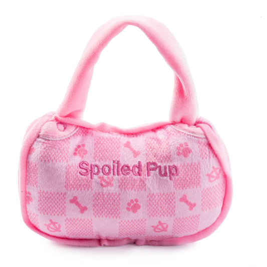 Pink kariert Chewy Vuiton Hundetasche von Haute Diggity Dog