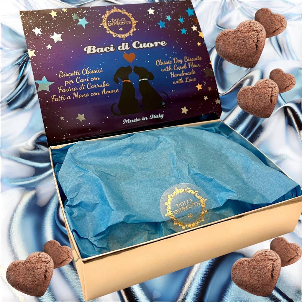 Dolci Impronte Baci di Cuore - Johannisbrotkernmehl-Kekse 250g