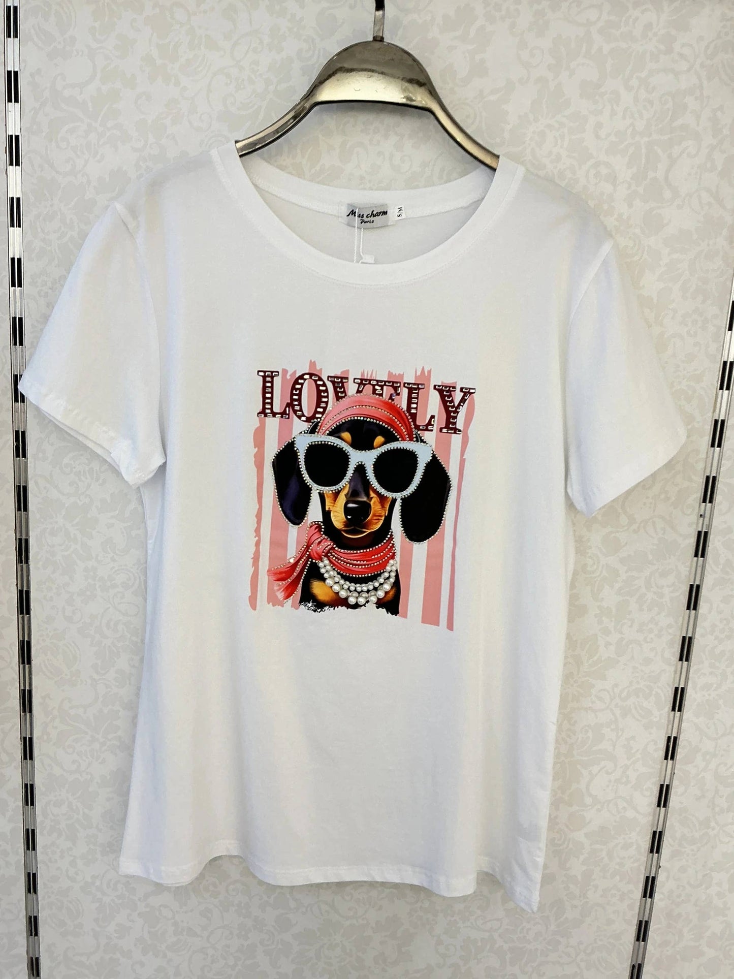 T-Shirt mit Motiv „Lovely“ Doggy