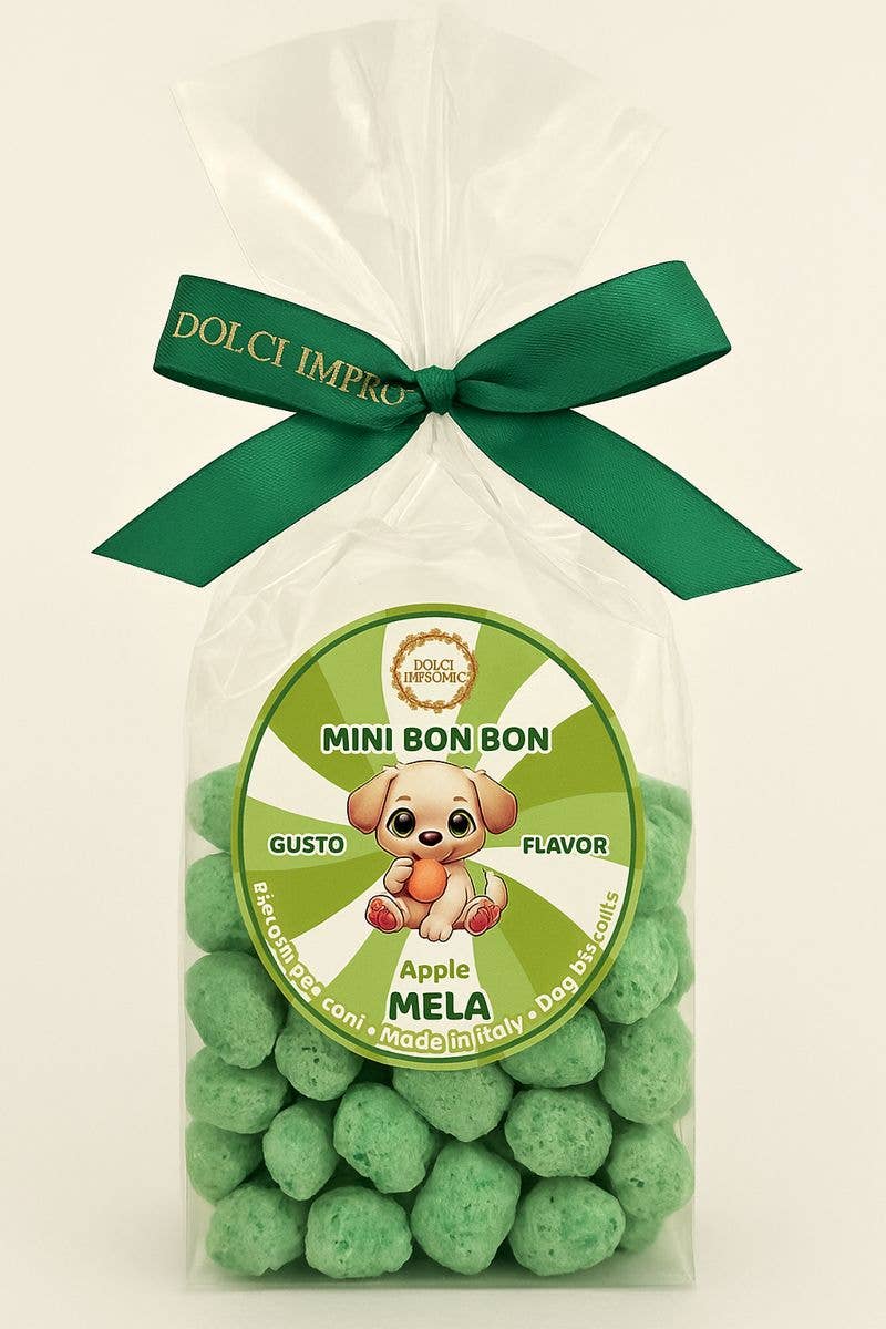 Süße Pfoten | Mini Bonbon Apfelgeschmack 180 g