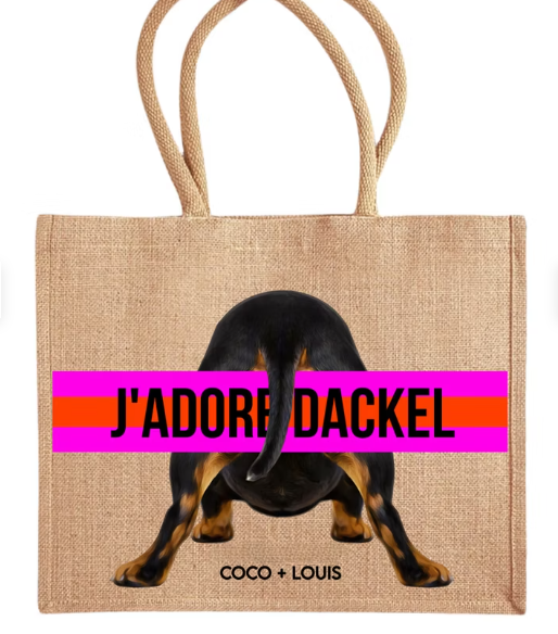 YOGA Shopper Dackel – Glatthaar