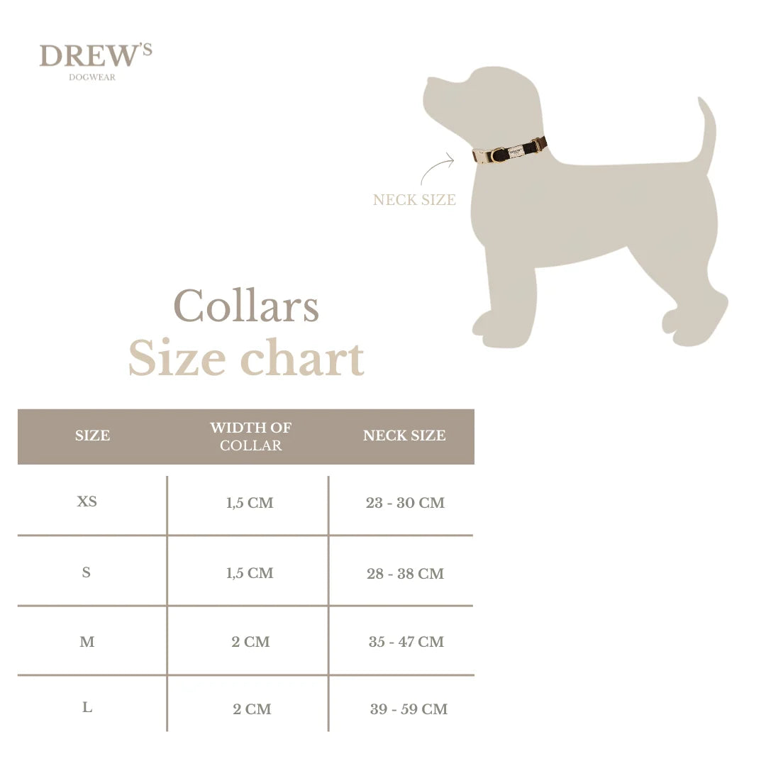 Dog Collar Hundehalsband – Farbe Dark Arrow