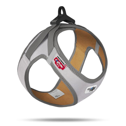 Glow Reflective Clasp Vest Hundegeschirr – Farbe Grau