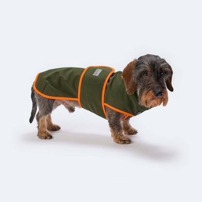 Hundemantel Dackel Softshell Handarbeit