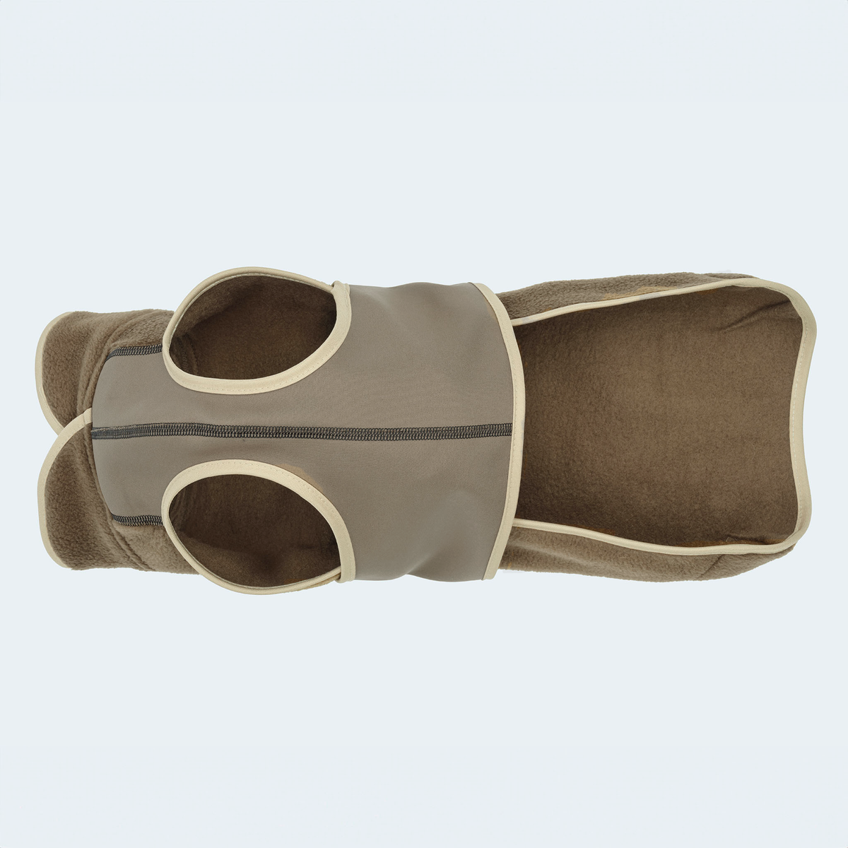 Hundemantel Fleece braun