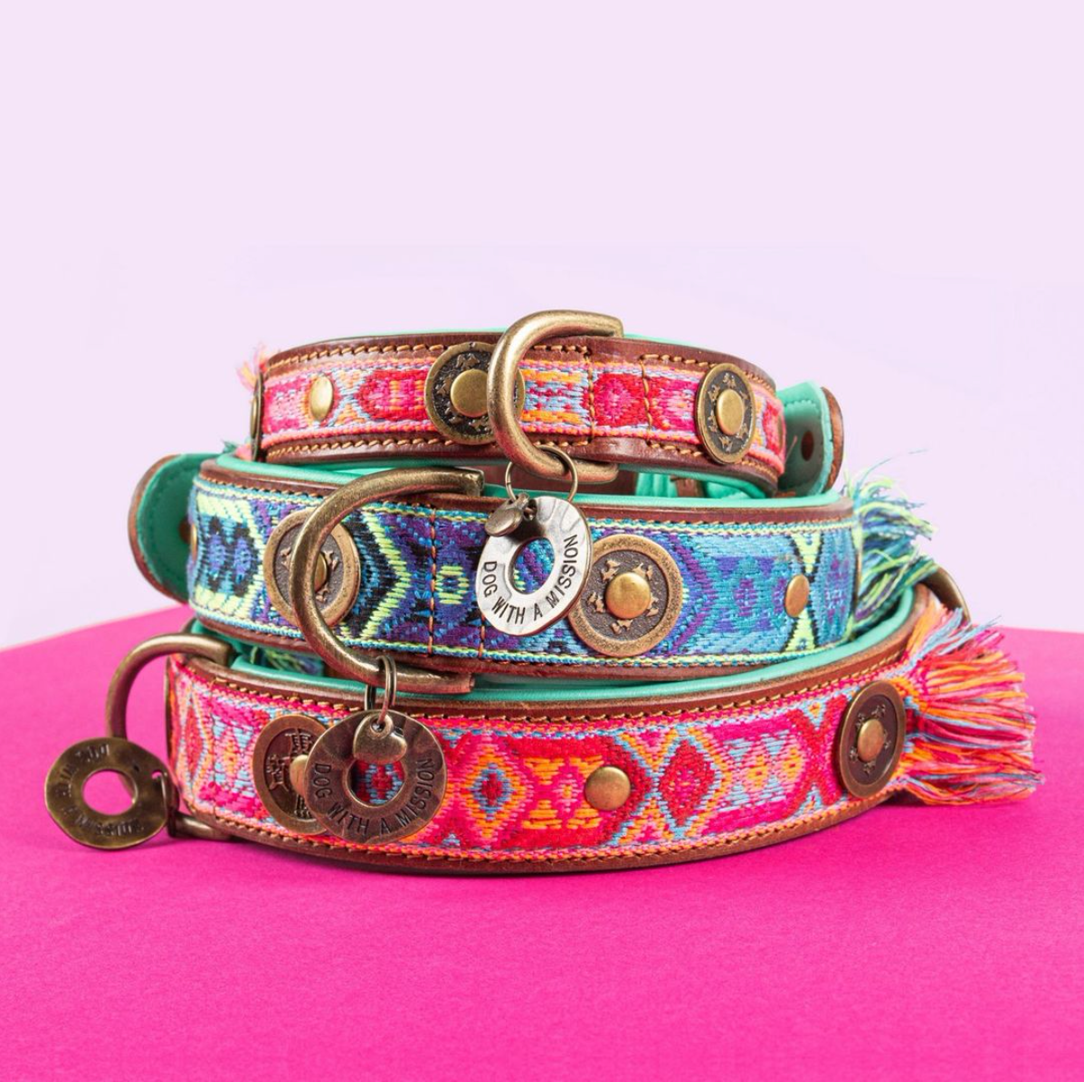 Boho-Halsband Rosa