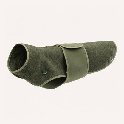 Hundemantel Loden Softshell oliv