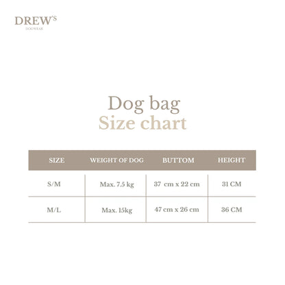 Aspen Hundetasche mit Teddy-Futter – Farbe Braun