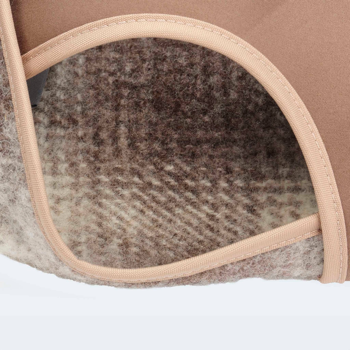 Hundemantel Loden Softshell Karo braun