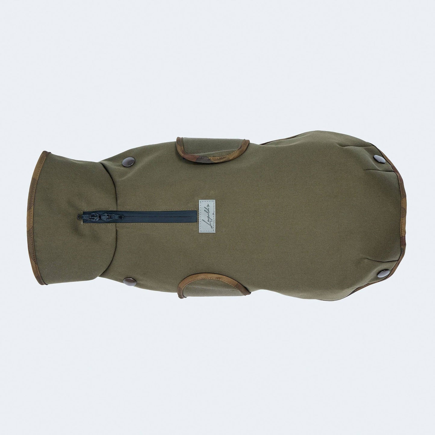 Hunderegenmantel Parka oliv