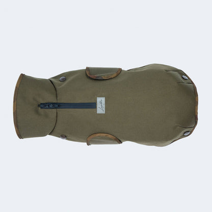 Hunderegenmantel Parka oliv
