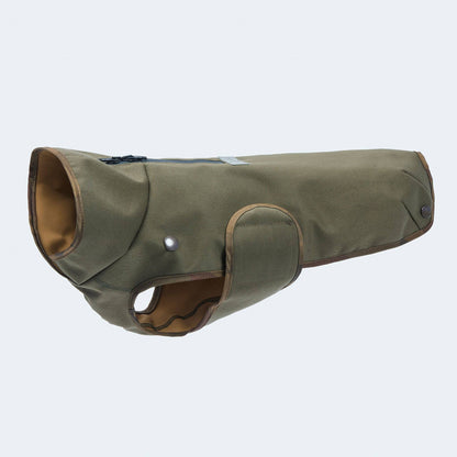 Hunderegenmantel Parka oliv