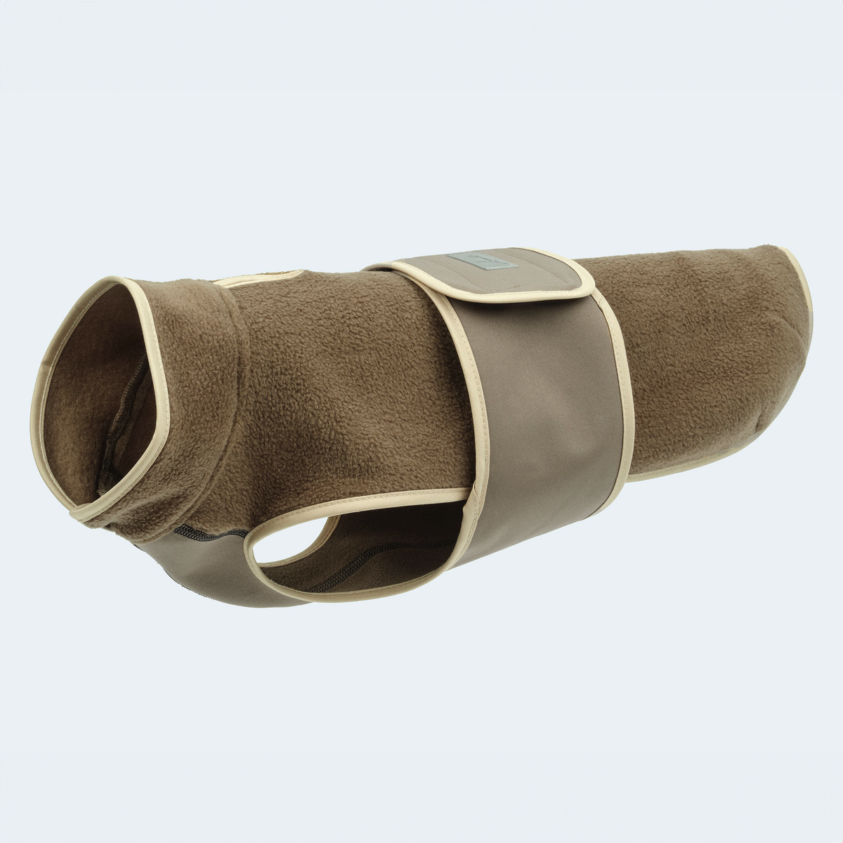 Hundemantel Fleece braun