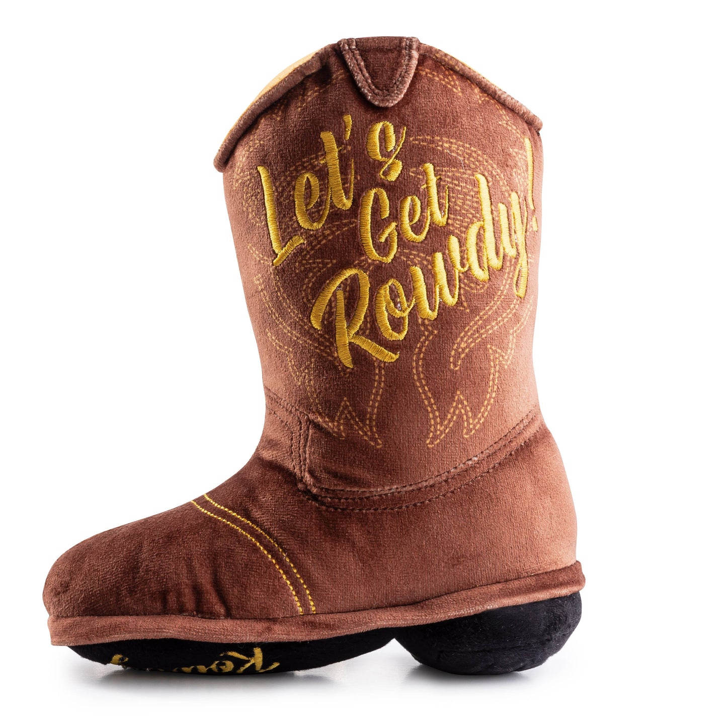 Brauner Cowboy-Stiefel Hundespielzeug