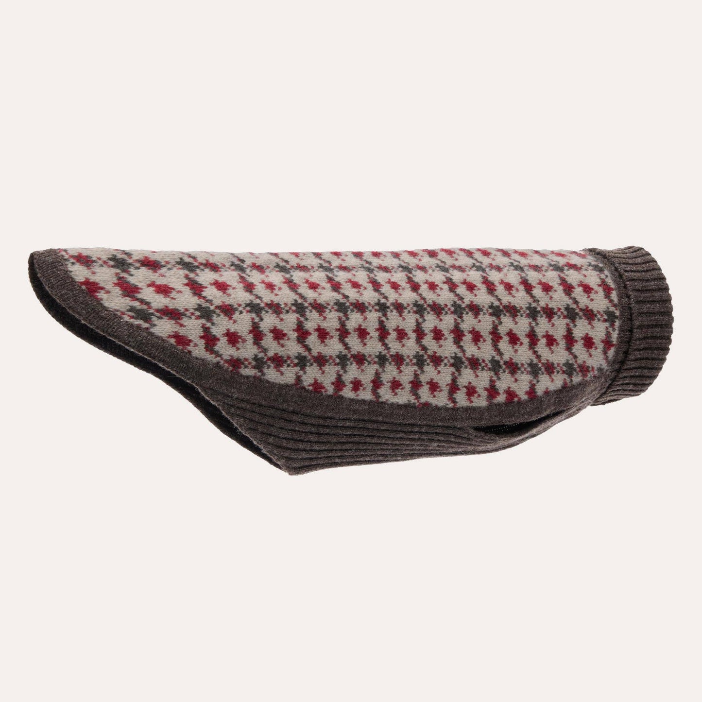 Hundestrickpullover Karo