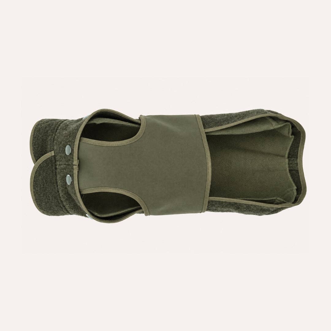Hundemantel Loden Softshell oliv
