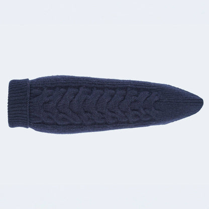 Hundestrickpullover dunkelblau