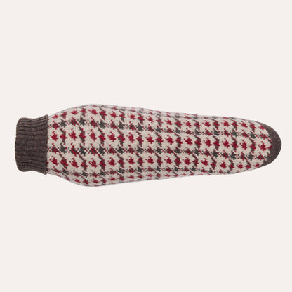 Hundestrickpullover Karo