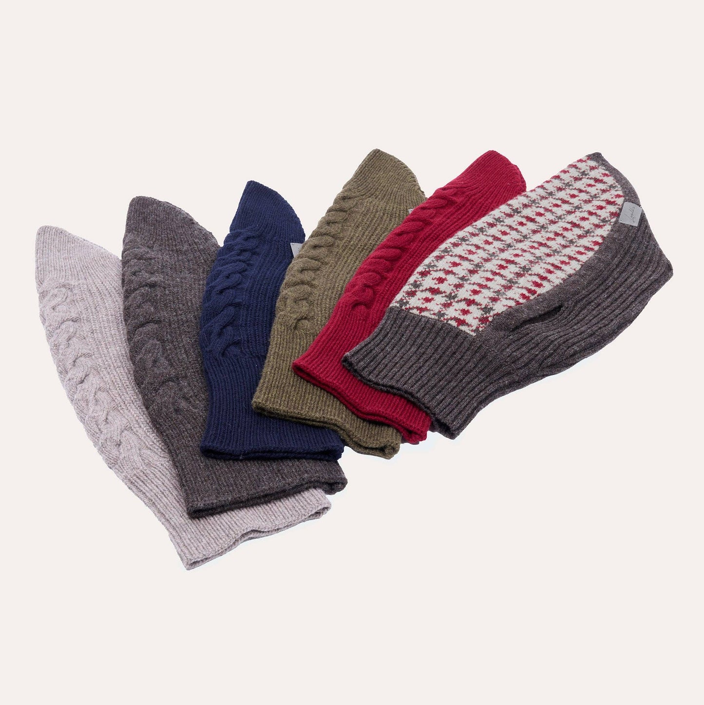 Hundestrickpullover Karo