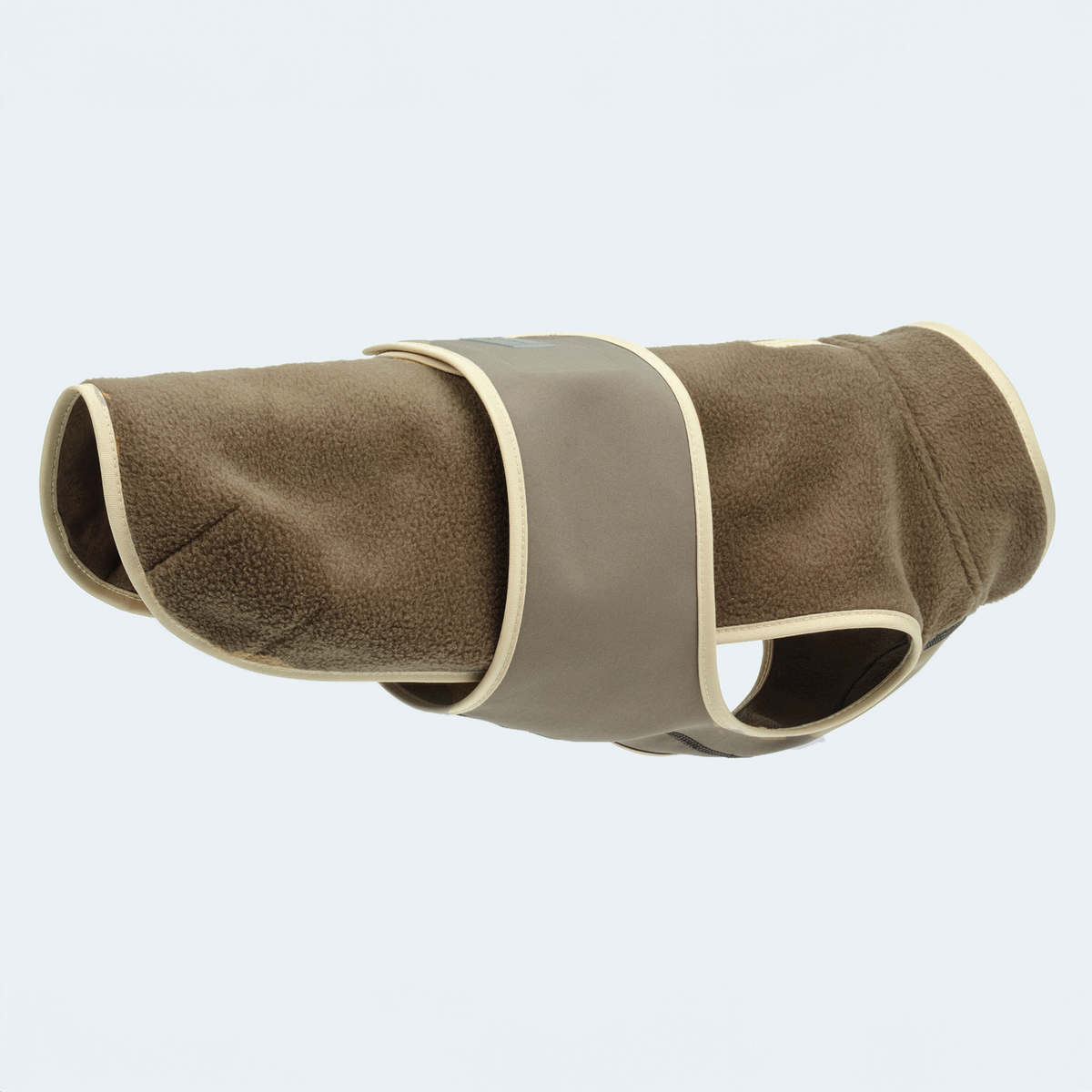 Hundemantel Fleece braun