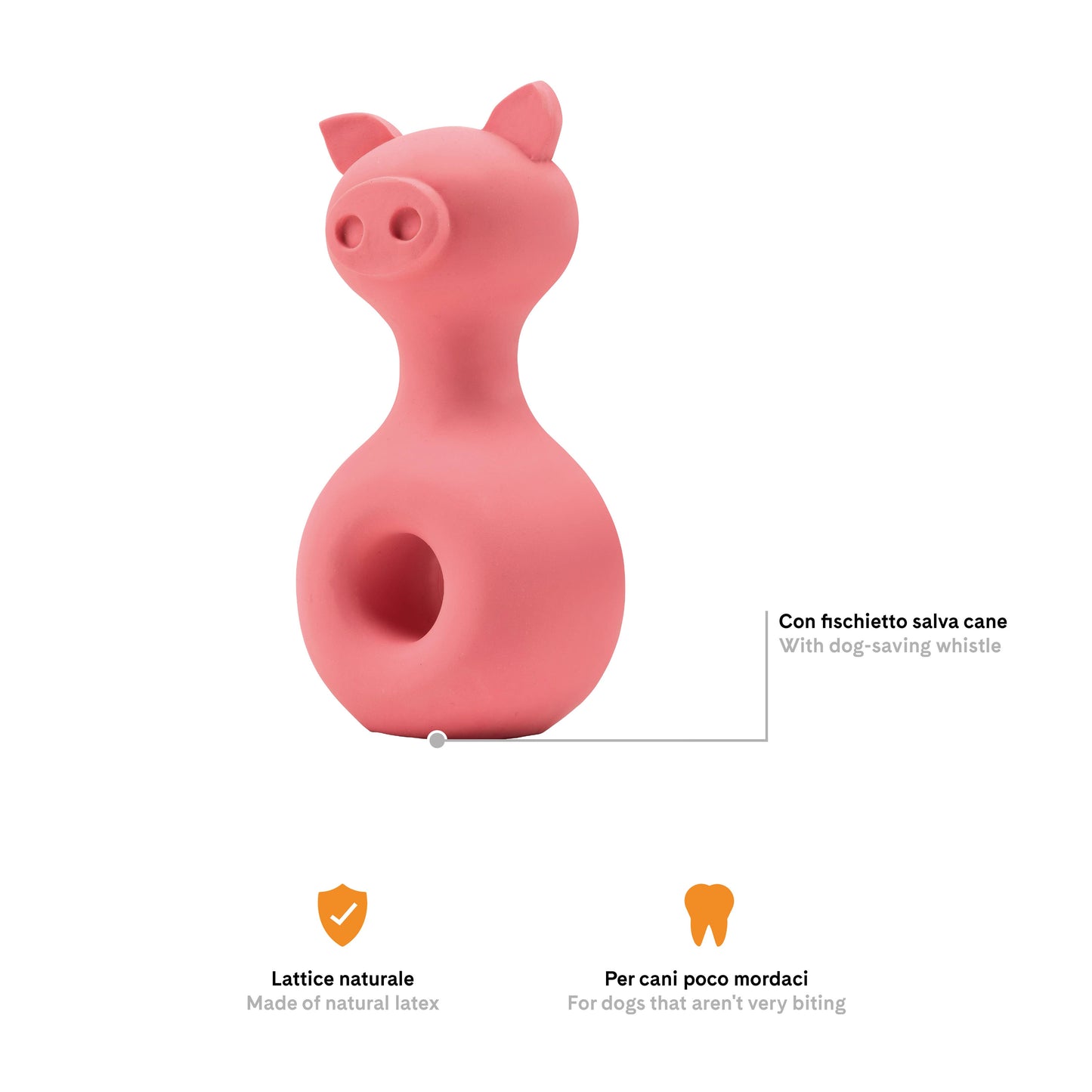 Latexspielzeug für Hunde und Katzen in süßer Schweineform