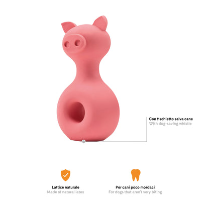 Latexspielzeug für Hunde und Katzen in süßer Schweineform