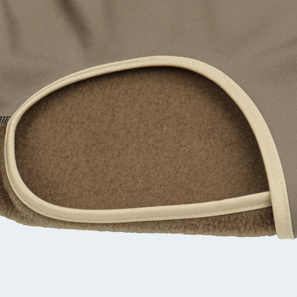 Hundemantel Fleece braun