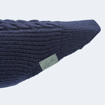 Hundestrickpullover dunkelblau