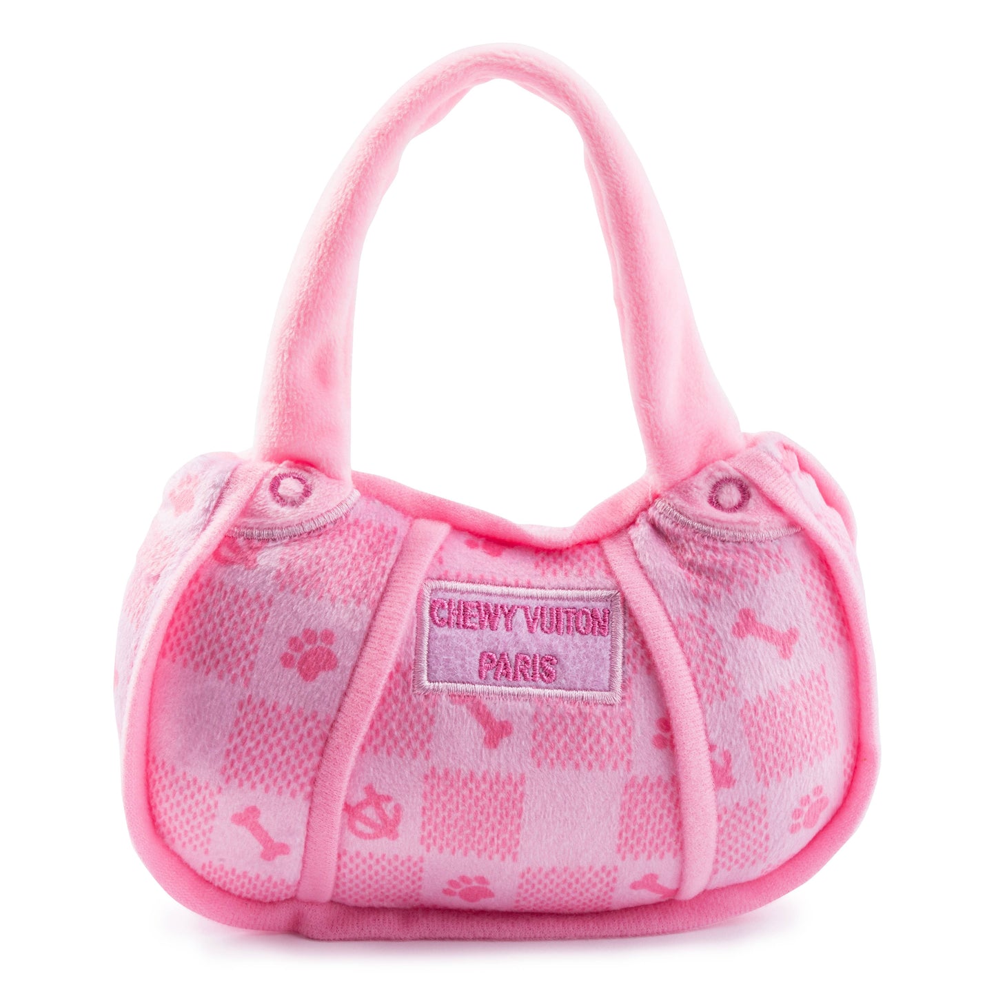 Pink kariert Chewy Vuiton Hundetasche von Haute Diggity Dog