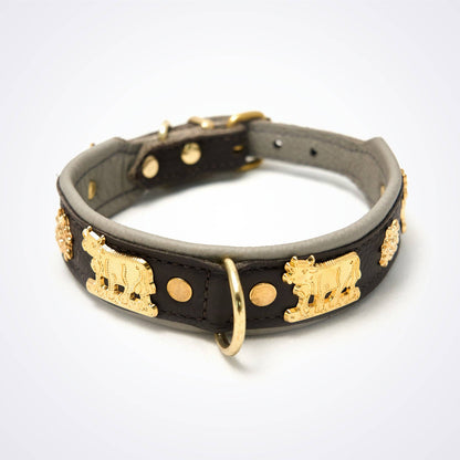 Hundehalsband Kühe Motiv