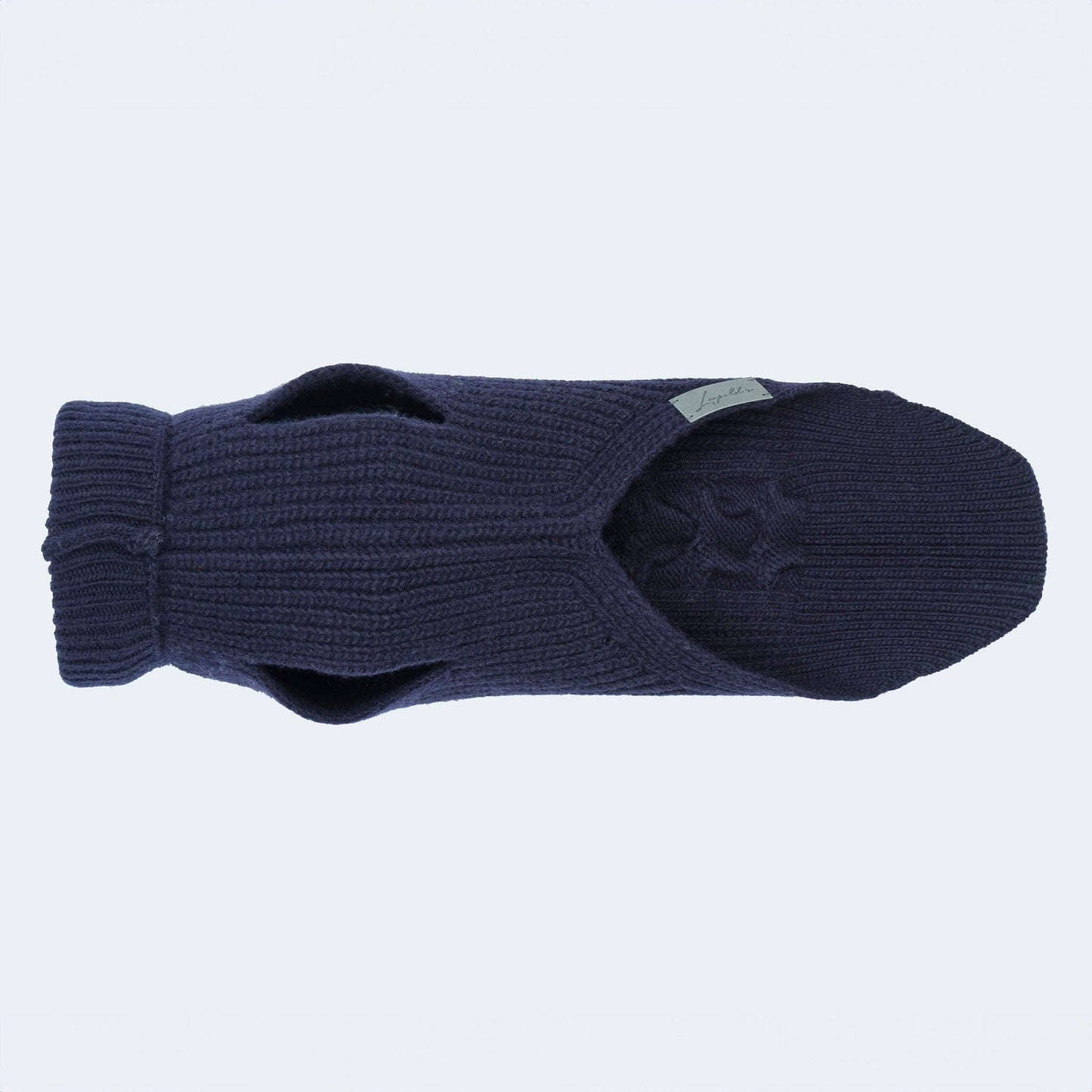 Hundestrickpullover dunkelblau