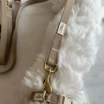 Adjustable Hundeleine – Farbe Beige