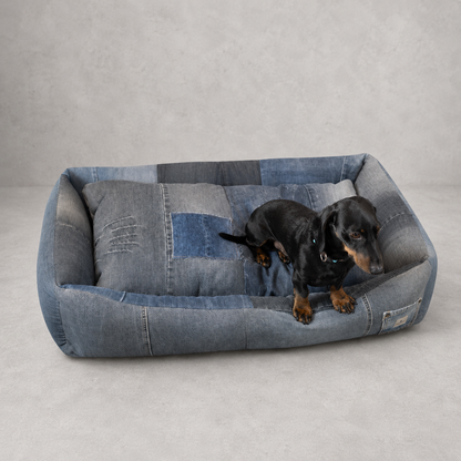 Paco Hundebett aus Vintage Denim