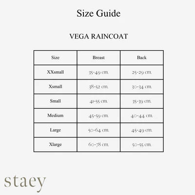 Vega Hunde-Regenmantel – Farbe Nature