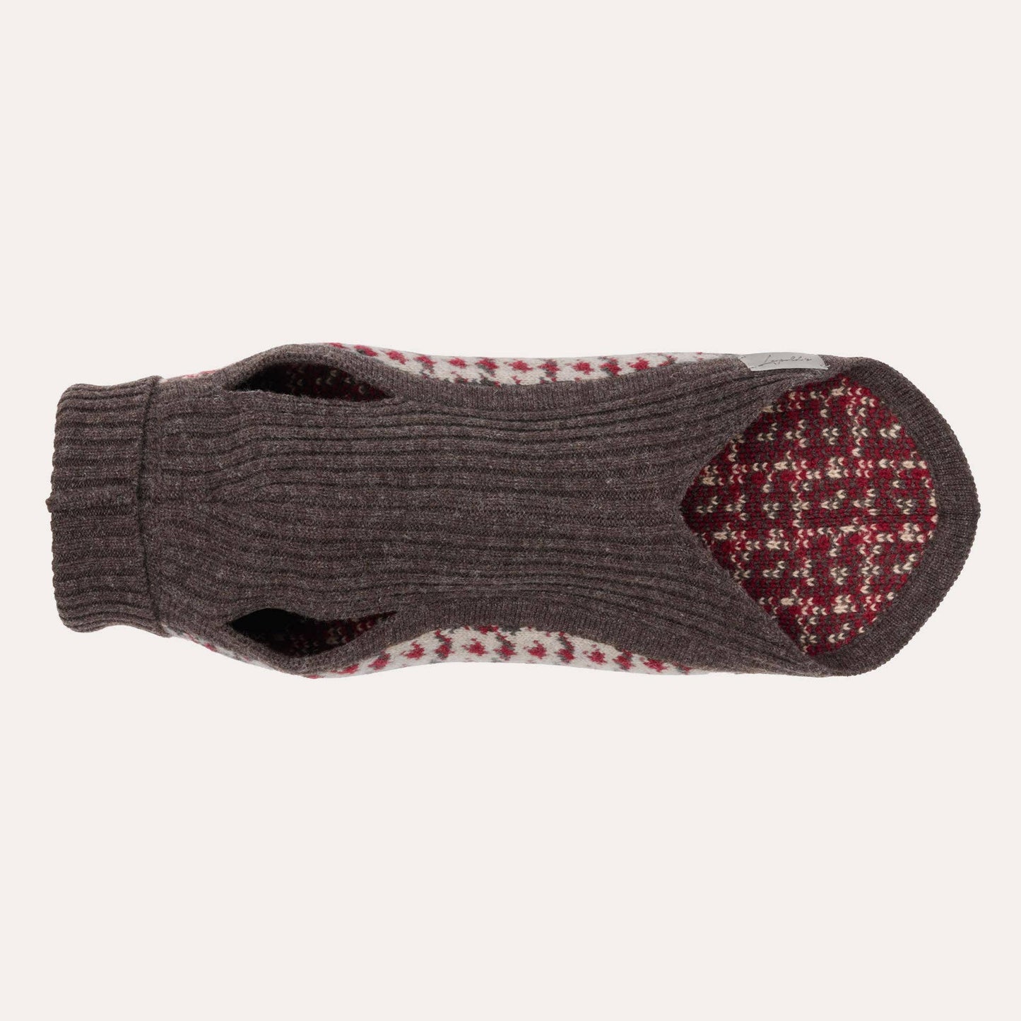 Hundestrickpullover Karo