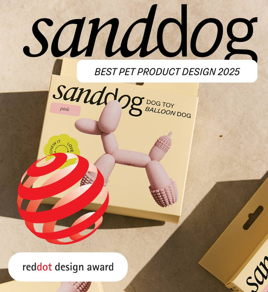 HUNDE-SPIELZEUG | KUNST-BALLON | ROSA | SANDDOG