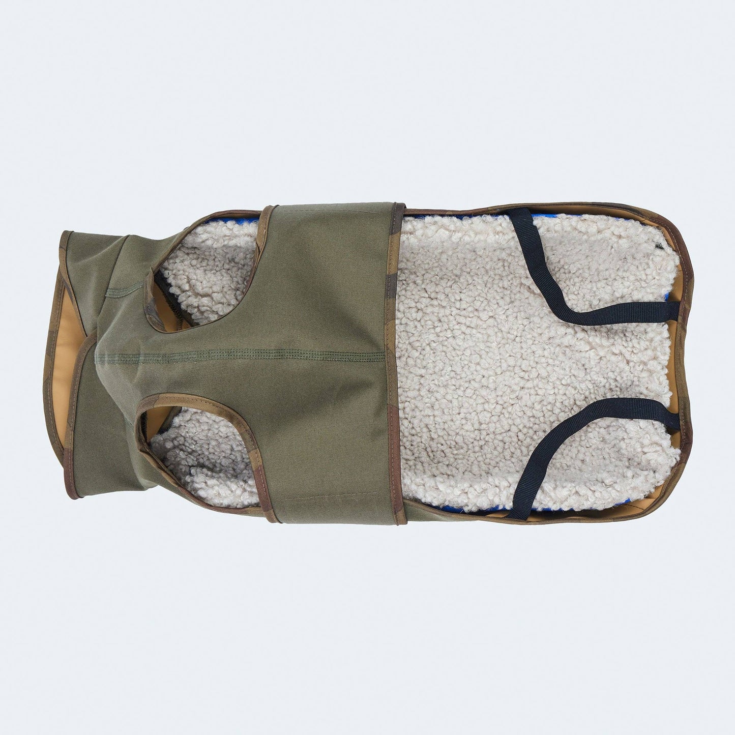 Hunderegenmantel Parka oliv