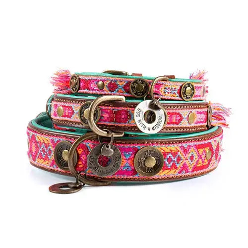 Boho-Halsband Rosa