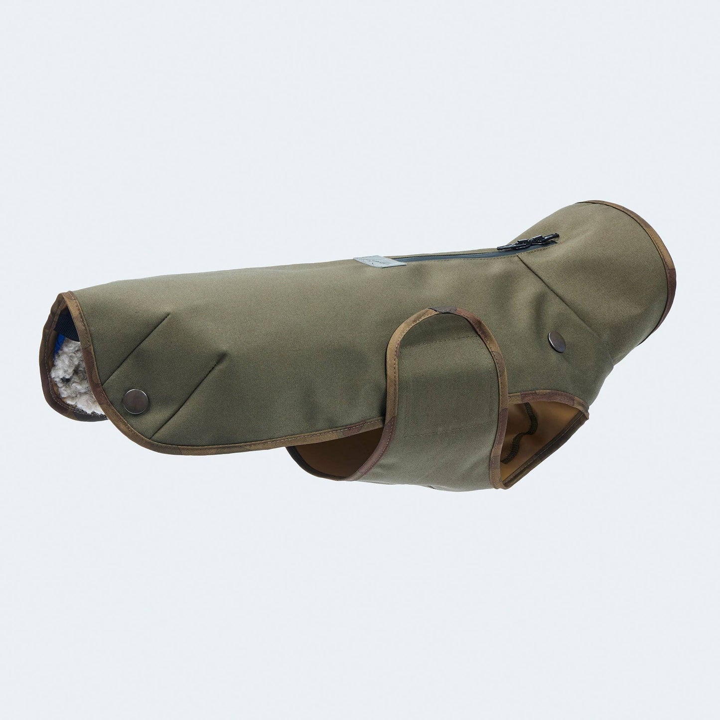 Hunderegenmantel Parka oliv