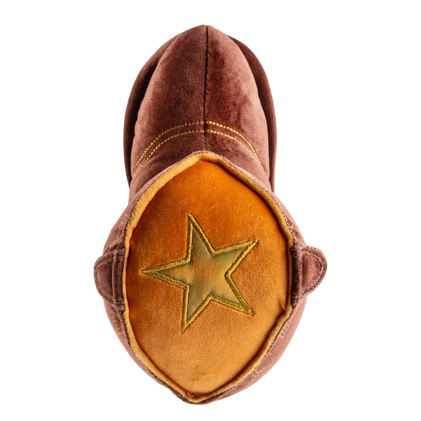 Brauner Cowboy-Stiefel Hundespielzeug