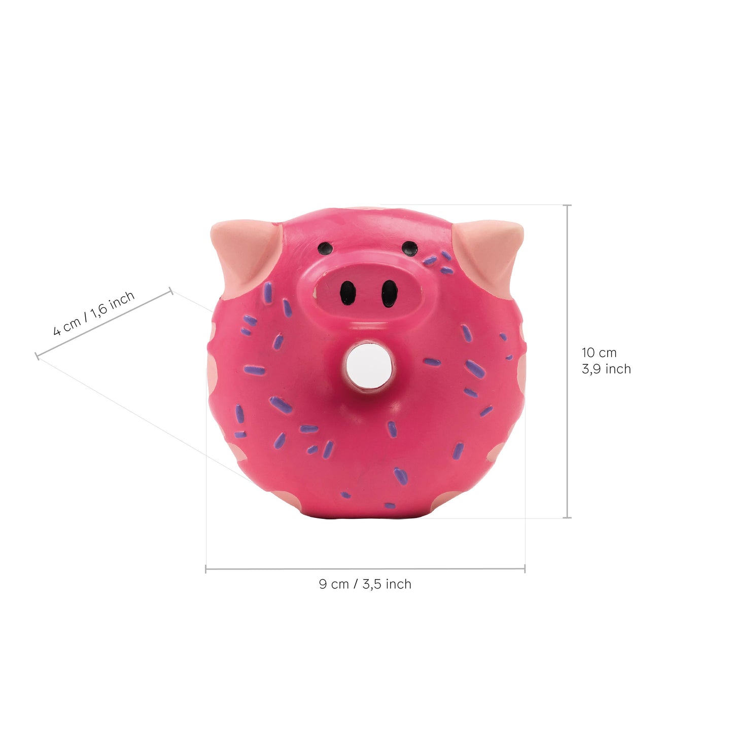 Latexspielzeug für Hunde und Katzen in Schweineform