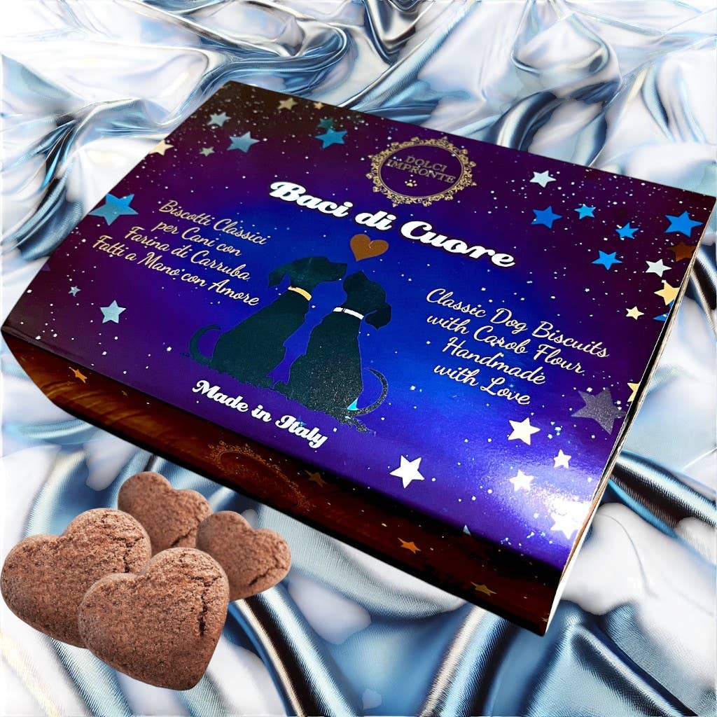 Dolci Impronte Baci di Cuore - Johannisbrotkernmehl-Kekse 250g