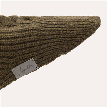 Hundestrickpullover oliv