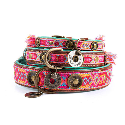 Boho-Halsband Rosa
