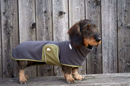 Fleece Dackelpullover Henry in Anthrazit